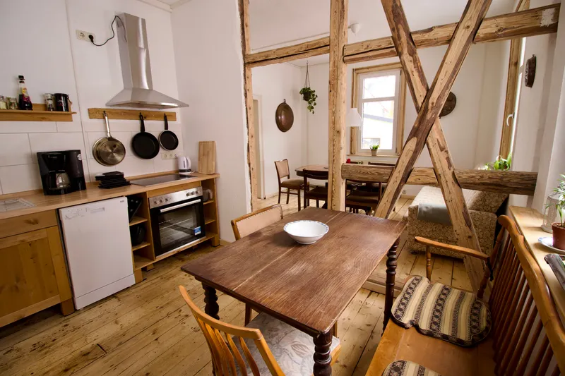 Voll ausgestattete Küchenzeile