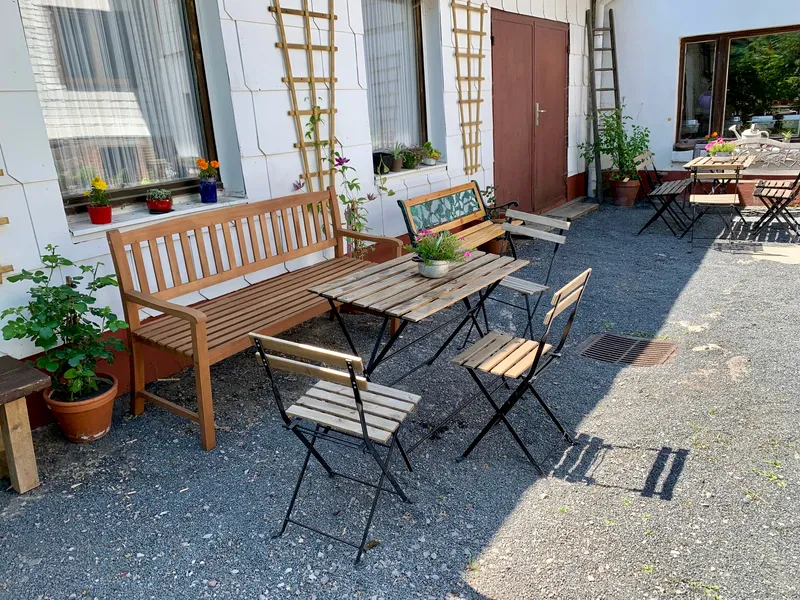 Grillplatz im Innenhof