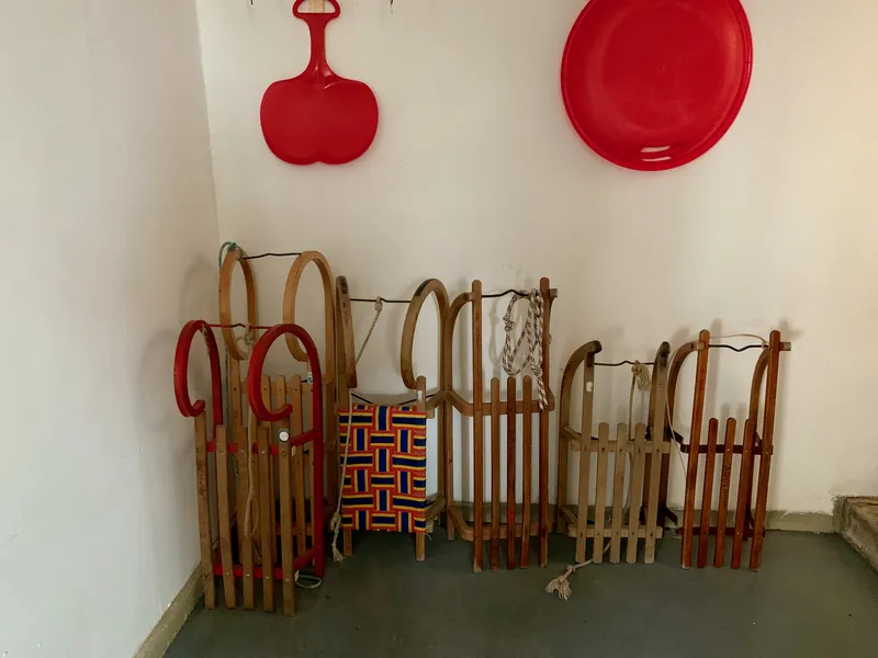 Schlitten zum kostenlosen Verleih